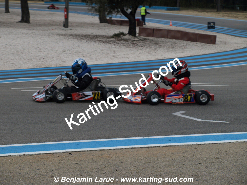 01/03/2009 : 1ère manche Championnat Régional PACAC au Paul Ricard (photos Benjamin Larue) 2009 — karting