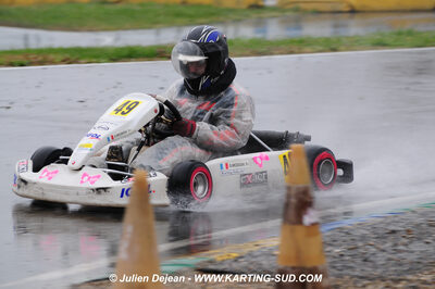 12/04/2009 : 1ère manche du Championnat Sud et 1ère manche du Championnat Régional Languedoc-Roussillon à Lavelanet (photos Julien Dejean) 2009 — karting