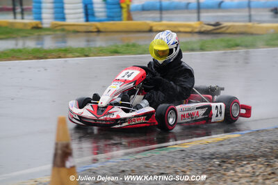 12/04/2009 : 1ère manche du Championnat Sud et 1ère manche du Championnat Régional Languedoc-Roussillon à Lavelanet (photos Julien Dejean) 2009 — karting