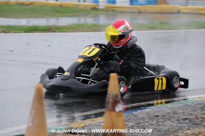 12/04/2009 : 1ère manche du Championnat Sud et 1ère manche du Championnat Régional Languedoc-Roussillon à Lavelanet (photos Julien Dejean) 2009 — karting