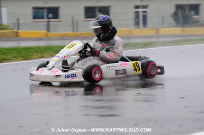 12/04/2009 : 1ère manche du Championnat Sud et 1ère manche du Championnat Régional Languedoc-Roussillon à Lavelanet (photos Julien Dejean) 2009 — karting