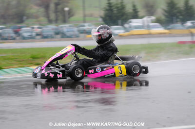 12/04/2009 : 1ère manche du Championnat Sud et 1ère manche du Championnat Régional Languedoc-Roussillon à Lavelanet (photos Julien Dejean) 2009 — karting
