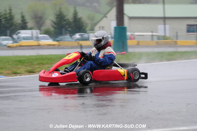 12/04/2009 : 1ère manche du Championnat Sud et 1ère manche du Championnat Régional Languedoc-Roussillon à Lavelanet (photos Julien Dejean) 2009 — karting
