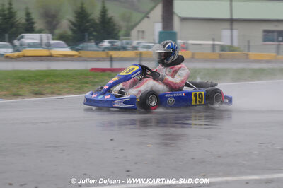 12/04/2009 : 1ère manche du Championnat Sud et 1ère manche du Championnat Régional Languedoc-Roussillon à Lavelanet (photos Julien Dejean) 2009 — karting