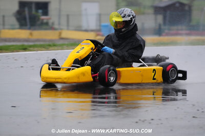 12/04/2009 : 1ère manche du Championnat Sud et 1ère manche du Championnat Régional Languedoc-Roussillon à Lavelanet (photos Julien Dejean) 2009 — karting