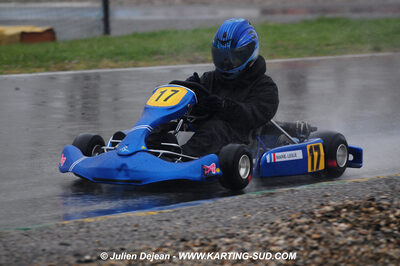 12/04/2009 : 1ère manche du Championnat Sud et 1ère manche du Championnat Régional Languedoc-Roussillon à Lavelanet (photos Julien Dejean) 2009 — karting