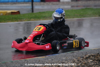12/04/2009 : 1ère manche du Championnat Sud et 1ère manche du Championnat Régional Languedoc-Roussillon à Lavelanet (photos Julien Dejean) 2009 — karting