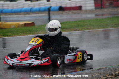 12/04/2009 : 1ère manche du Championnat Sud et 1ère manche du Championnat Régional Languedoc-Roussillon à Lavelanet (photos Julien Dejean) 2009 — karting