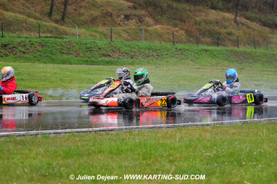 12/04/2009 : 1ère manche du Championnat Sud et 1ère manche du Championnat Régional Languedoc-Roussillon à Lavelanet (photos Julien Dejean) 2009 — karting