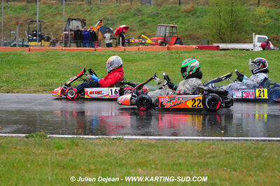 12/04/2009 : 1ère manche du Championnat Sud et 1ère manche du Championnat Régional Languedoc-Roussillon à Lavelanet (photos Julien Dejean) 2009 — karting