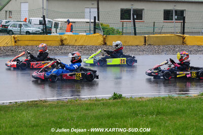12/04/2009 : 1ère manche du Championnat Sud et 1ère manche du Championnat Régional Languedoc-Roussillon à Lavelanet (photos Julien Dejean) 2009 — karting