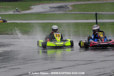12/04/2009 : 1ère manche du Championnat Sud et 1ère manche du Championnat Régional Languedoc-Roussillon à Lavelanet (photos Julien Dejean) 2009 — karting