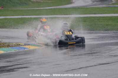 12/04/2009 : 1ère manche du Championnat Sud et 1ère manche du Championnat Régional Languedoc-Roussillon à Lavelanet (photos Julien Dejean) 2009 — karting
