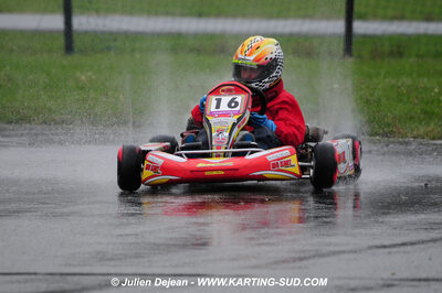 12/04/2009 : 1ère manche du Championnat Sud et 1ère manche du Championnat Régional Languedoc-Roussillon à Lavelanet (photos Julien Dejean) 2009 — karting