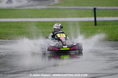 12/04/2009 : 1ère manche du Championnat Sud et 1ère manche du Championnat Régional Languedoc-Roussillon à Lavelanet (photos Julien Dejean) 2009 — karting