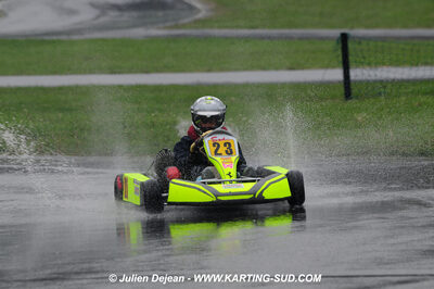 12/04/2009 : 1ère manche du Championnat Sud et 1ère manche du Championnat Régional Languedoc-Roussillon à Lavelanet (photos Julien Dejean) 2009 — karting