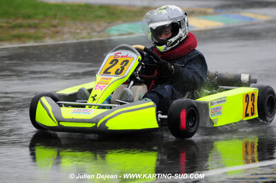 12/04/2009 : 1ère manche du Championnat Sud et 1ère manche du Championnat Régional Languedoc-Roussillon à Lavelanet (photos Julien Dejean) 2009 — karting