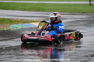 12/04/2009 : 1ère manche du Championnat Sud et 1ère manche du Championnat Régional Languedoc-Roussillon à Lavelanet (photos Julien Dejean) 2009 — karting