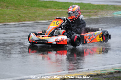 12/04/2009 : 1ère manche du Championnat Sud et 1ère manche du Championnat Régional Languedoc-Roussillon à Lavelanet (photos Julien Dejean) 2009 — karting