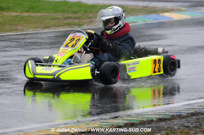 12/04/2009 : 1ère manche du Championnat Sud et 1ère manche du Championnat Régional Languedoc-Roussillon à Lavelanet (photos Julien Dejean) 2009 — karting
