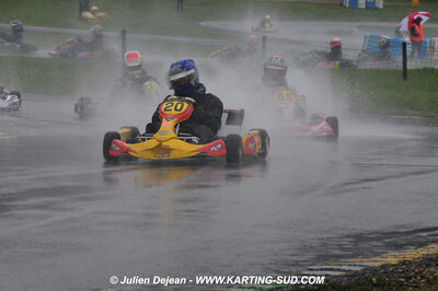 12/04/2009 : 1ère manche du Championnat Sud et 1ère manche du Championnat Régional Languedoc-Roussillon à Lavelanet (photos Julien Dejean) 2009 — karting