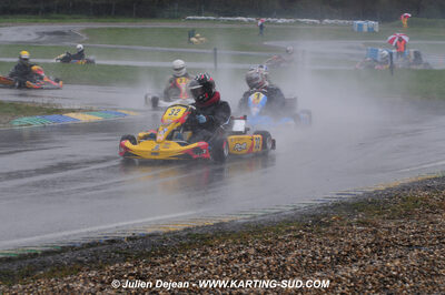 12/04/2009 : 1ère manche du Championnat Sud et 1ère manche du Championnat Régional Languedoc-Roussillon à Lavelanet (photos Julien Dejean) 2009 — karting