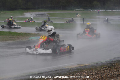 12/04/2009 : 1ère manche du Championnat Sud et 1ère manche du Championnat Régional Languedoc-Roussillon à Lavelanet (photos Julien Dejean) 2009 — karting