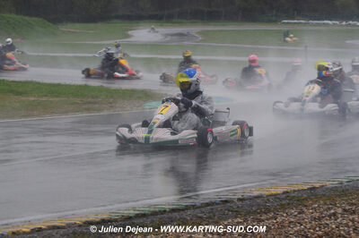 12/04/2009 : 1ère manche du Championnat Sud et 1ère manche du Championnat Régional Languedoc-Roussillon à Lavelanet (photos Julien Dejean) 2009 — karting