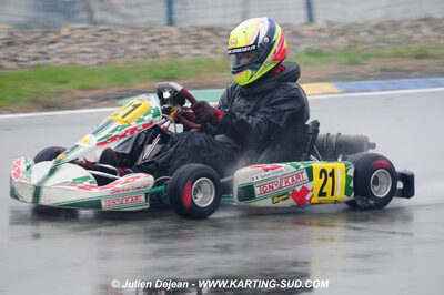 12/04/2009 : 1ère manche du Championnat Sud et 1ère manche du Championnat Régional Languedoc-Roussillon à Lavelanet (photos Julien Dejean) 2009 — karting