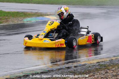 12/04/2009 : 1ère manche du Championnat Sud et 1ère manche du Championnat Régional Languedoc-Roussillon à Lavelanet (photos Julien Dejean) 2009 — karting