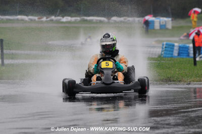 12/04/2009 : 1ère manche du Championnat Sud et 1ère manche du Championnat Régional Languedoc-Roussillon à Lavelanet (photos Julien Dejean) 2009 — karting