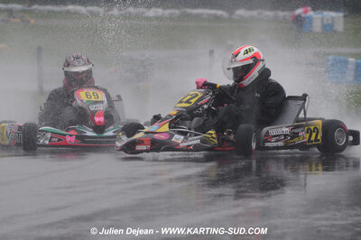 12/04/2009 : 1ère manche du Championnat Sud et 1ère manche du Championnat Régional Languedoc-Roussillon à Lavelanet (photos Julien Dejean) 2009 — karting