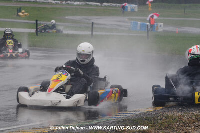 12/04/2009 : 1ère manche du Championnat Sud et 1ère manche du Championnat Régional Languedoc-Roussillon à Lavelanet (photos Julien Dejean) 2009 — karting