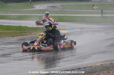 12/04/2009 : 1ère manche du Championnat Sud et 1ère manche du Championnat Régional Languedoc-Roussillon à Lavelanet (photos Julien Dejean) 2009 — karting