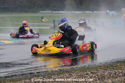 12/04/2009 : 1ère manche du Championnat Sud et 1ère manche du Championnat Régional Languedoc-Roussillon à Lavelanet (photos Julien Dejean) 2009 — karting