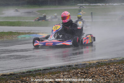 12/04/2009 : 1ère manche du Championnat Sud et 1ère manche du Championnat Régional Languedoc-Roussillon à Lavelanet (photos Julien Dejean) 2009 — karting