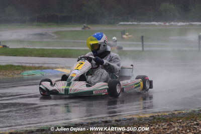 12/04/2009 : 1ère manche du Championnat Sud et 1ère manche du Championnat Régional Languedoc-Roussillon à Lavelanet (photos Julien Dejean) 2009 — karting