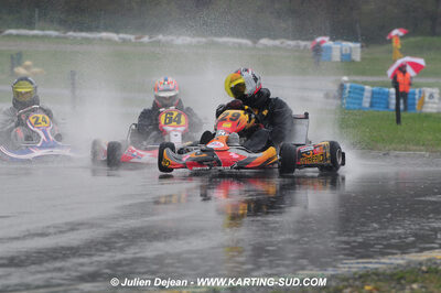 12/04/2009 : 1ère manche du Championnat Sud et 1ère manche du Championnat Régional Languedoc-Roussillon à Lavelanet (photos Julien Dejean) 2009 — karting