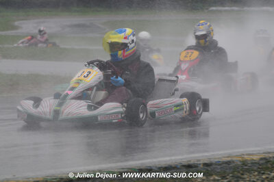 12/04/2009 : 1ère manche du Championnat Sud et 1ère manche du Championnat Régional Languedoc-Roussillon à Lavelanet (photos Julien Dejean) 2009 — karting