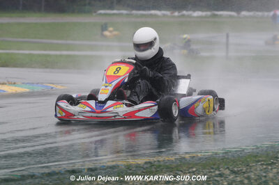 12/04/2009 : 1ère manche du Championnat Sud et 1ère manche du Championnat Régional Languedoc-Roussillon à Lavelanet (photos Julien Dejean) 2009 — karting
