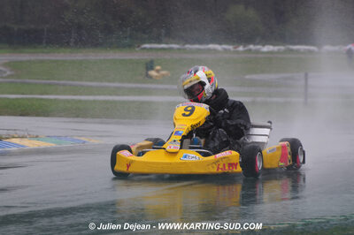 12/04/2009 : 1ère manche du Championnat Sud et 1ère manche du Championnat Régional Languedoc-Roussillon à Lavelanet (photos Julien Dejean) 2009 — karting
