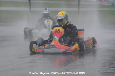 12/04/2009 : 1ère manche du Championnat Sud et 1ère manche du Championnat Régional Languedoc-Roussillon à Lavelanet (photos Julien Dejean) 2009 — karting