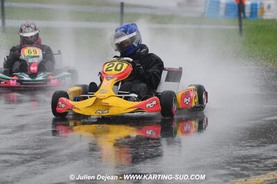 12/04/2009 : 1ère manche du Championnat Sud et 1ère manche du Championnat Régional Languedoc-Roussillon à Lavelanet (photos Julien Dejean) 2009 — karting