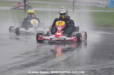 12/04/2009 : 1ère manche du Championnat Sud et 1ère manche du Championnat Régional Languedoc-Roussillon à Lavelanet (photos Julien Dejean) 2009 — karting