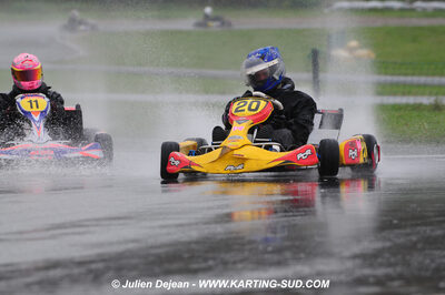 12/04/2009 : 1ère manche du Championnat Sud et 1ère manche du Championnat Régional Languedoc-Roussillon à Lavelanet (photos Julien Dejean) 2009 — karting