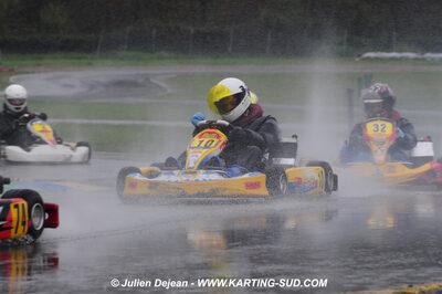 12/04/2009 : 1ère manche du Championnat Sud et 1ère manche du Championnat Régional Languedoc-Roussillon à Lavelanet (photos Julien Dejean) 2009 — karting