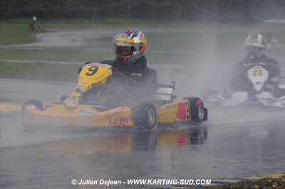 12/04/2009 : 1ère manche du Championnat Sud et 1ère manche du Championnat Régional Languedoc-Roussillon à Lavelanet (photos Julien Dejean) 2009 — karting
