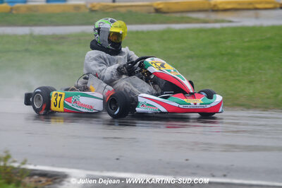 12/04/2009 : 1ère manche du Championnat Sud et 1ère manche du Championnat Régional Languedoc-Roussillon à Lavelanet (photos Julien Dejean) 2009 — karting