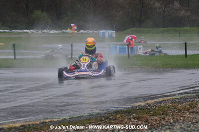 12/04/2009 : 1ère manche du Championnat Sud et 1ère manche du Championnat Régional Languedoc-Roussillon à Lavelanet (photos Julien Dejean) 2009 — karting