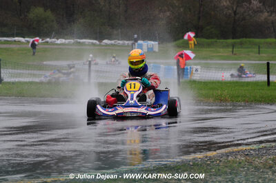 12/04/2009 : 1ère manche du Championnat Sud et 1ère manche du Championnat Régional Languedoc-Roussillon à Lavelanet (photos Julien Dejean) 2009 — karting